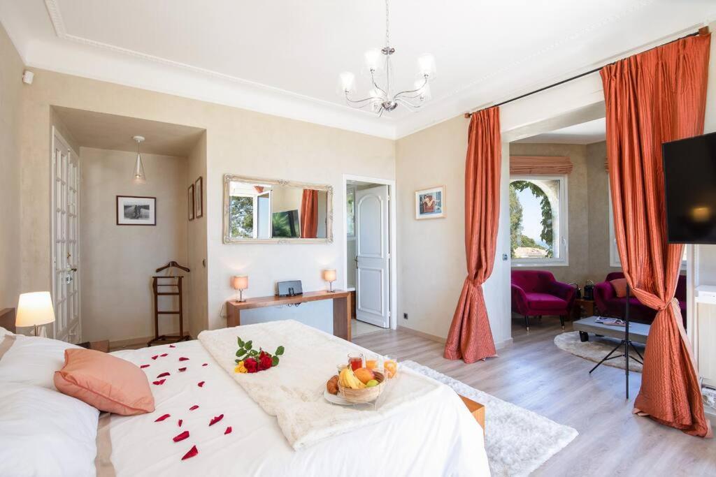 Le Castel Rose Super Cannes, Face Aux Iles De Lerins فالوريس المظهر الخارجي الصورة